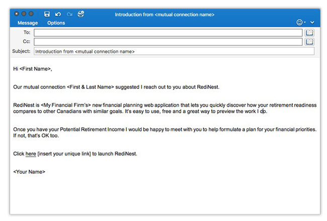 Sample Referral Email RazorPlan