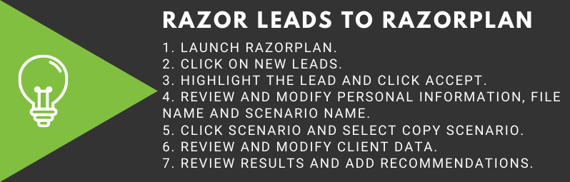 RazorLeads to RazorPlan